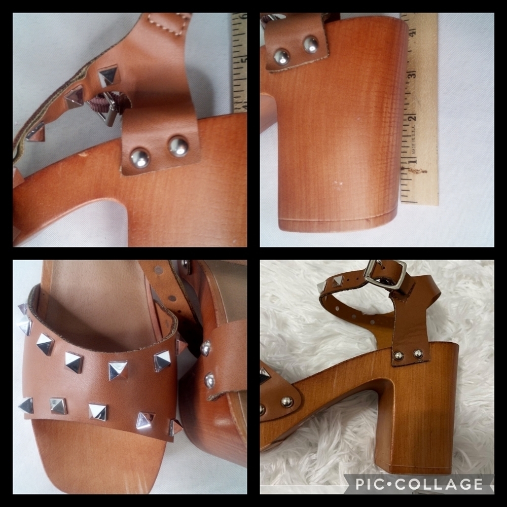 New Madden wooden heels shoes - Picture 5 of 8